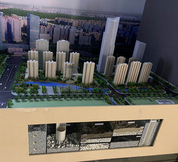 定安县建筑模型
